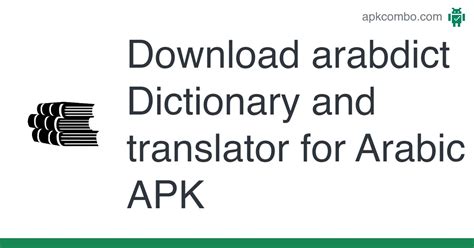 arabdickt|arabdict Dictionary translator .